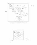 Carburetor Fuel Supply Diagram and Parts List for 09C902-0333-01  Briggs and Stratton Engine